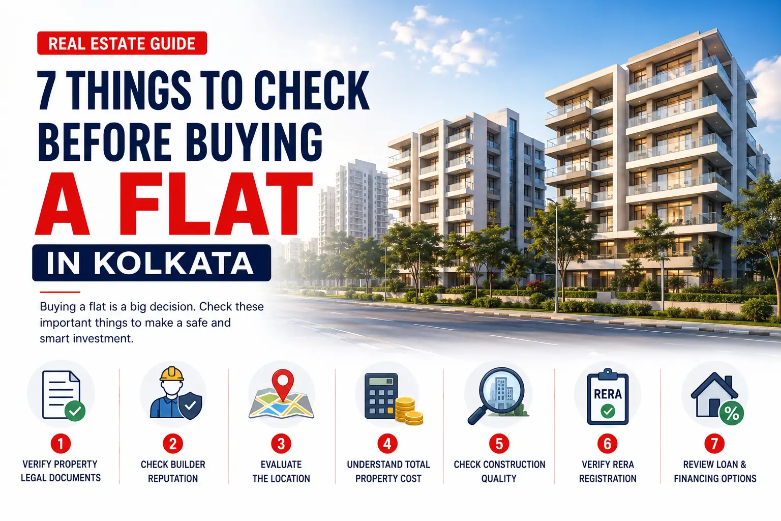 7 Things to Check Before Buying a Flat in Kolkata